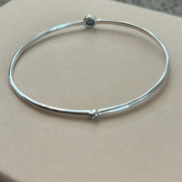 Ippolita Bangle Rick Candy with Blue Topaz and Diamond 💎 - Picture 4 of 8